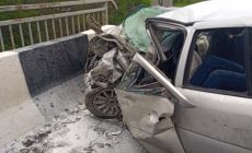 В Челябинске на «Меридиане» столкнулись три автомобиля