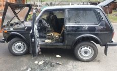 Южноуралец после конфликта с родственником расстрелял и сжег его автомобиль